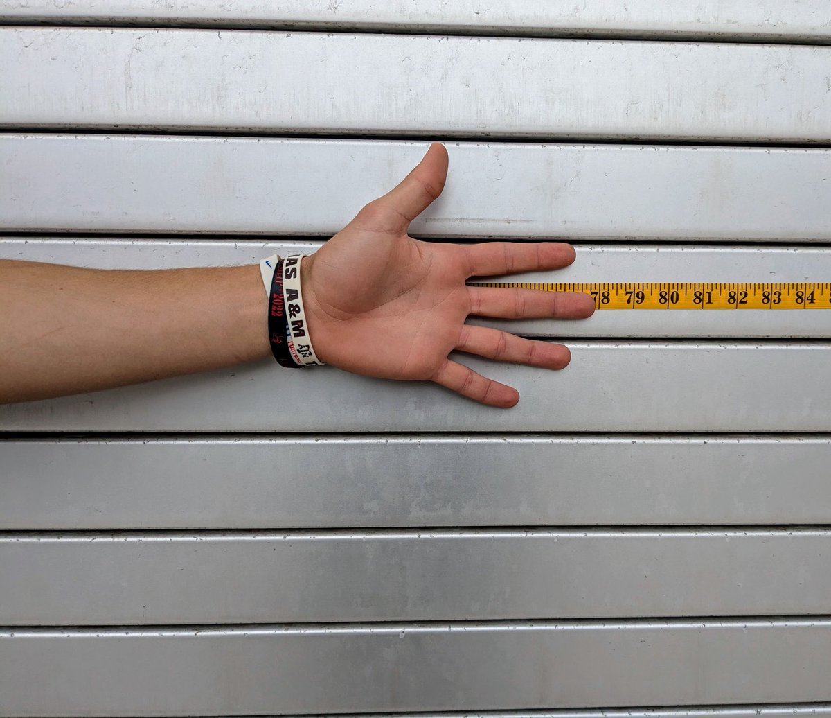 Measured in at 6’2 185 today with a 78 wing span. Continuing to work hard this offseason!!