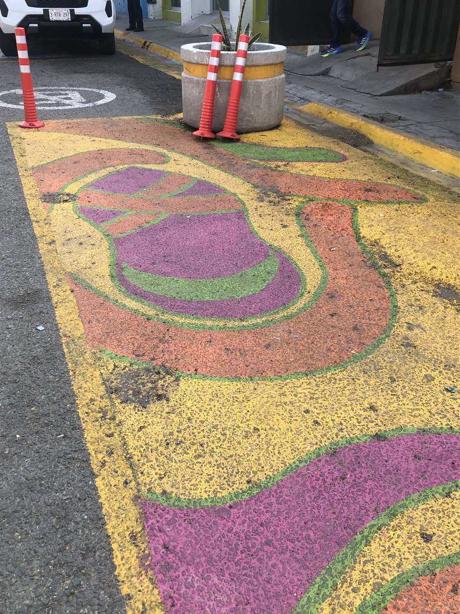 Car_Tenorio's tweet photo. @MunicipioOaxaca @raychagoya @SEMOVI_GobOax @noejaracruz así la ciudadanía respetando los nuevos señalamientos en la calle 5 de mayo en Jalatlaco enfrente del ADO ojalá pongan orden en la zona https://t.co/5OG2KcLjUg