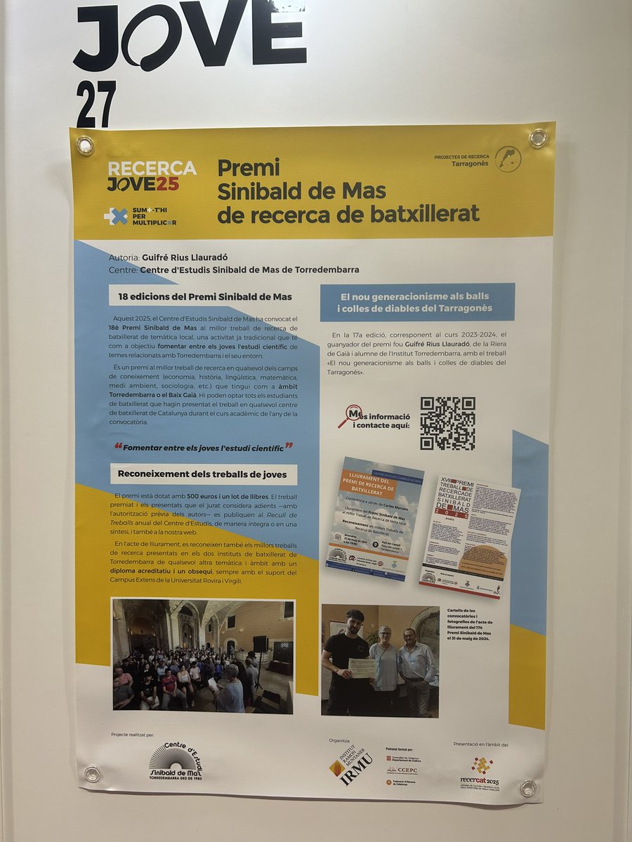 Centre d'Estudis Sinibald de Mas de Torredembarra tweet media