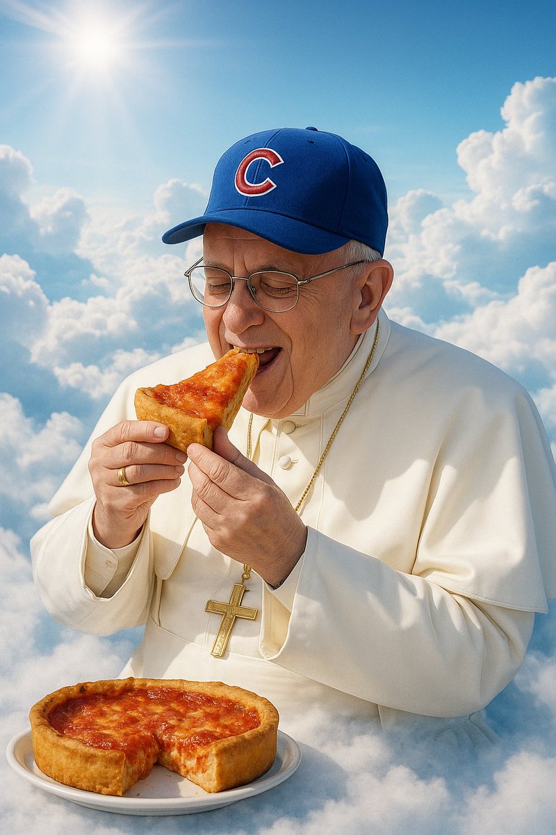 RobDonnelly47's tweet image. We need a papal edict about whether or not Chicago style pizza counts as pizza.