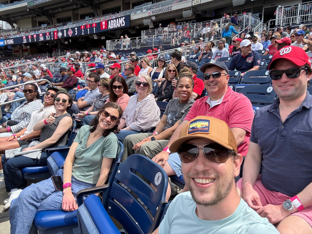 🎉 Our MHPA team cheered on the Washington Nationals vs. Cleveland Guardians! Shoutout to our amazing staff for their dedication and teamwork. Proud of each of you! Here's to more victories—on and off the field! 💪 #MedicaidAdvocacy #MHPA #TeamworkMakesTheDreamWork