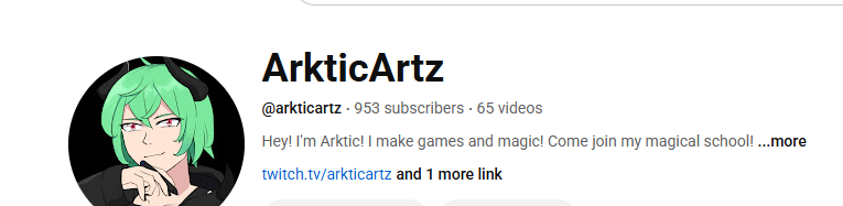 ArkticArtz's tweet image. Yooo im getting so close to 1k on yt!! Thanks so much everyone! &lt;3