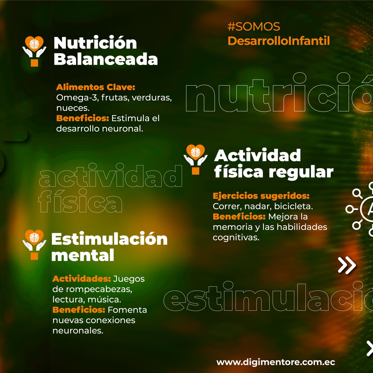 digimentore's tweet image. 🧠✨ ¡El 90% del desarrollo cerebral de tu hijo ocurre antes de los 5 años!

Cada experiencia, cada palabra y cada abrazo deja huella en su futuro. 💖

Hoy es el mejor día para construir la base de su aprendizaje, bienestar y salud mental.

#CrianzaPositiva #DesarrolloInfantil