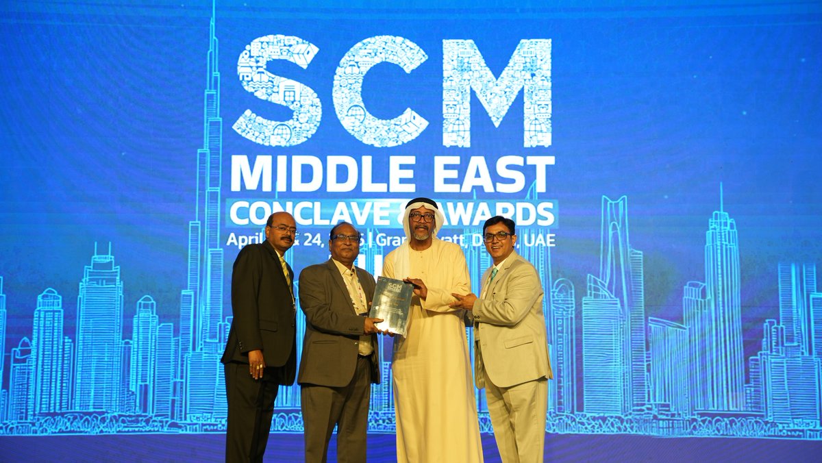 Logisticshakti's tweet image. We’re proud to honor our Advisory Board member, Mr. @BLBajaj, whose strategic guidance and visionary counsel have been instrumental in shaping the SCM Middle East Conclave &amp;amp; Awards 2025.

#SCMConclave #SCMAwards #LogisticsShakti