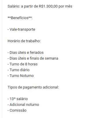 All_Kimiya's tweet photo. É muita cara de pau a empresa colocar isso aqui na oferta de trabalho: https://t.co/gLYbe7WF1k