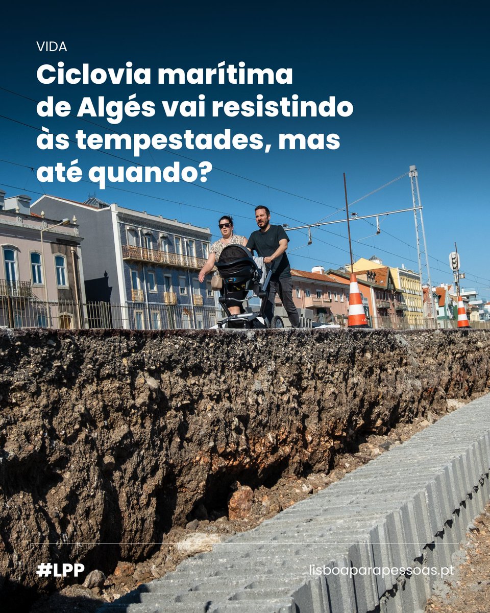 O mar parece cada vez mais próximo da ciclovia entre Algés e a Cruz Quebrada e, em dias de tempestade, não poupa este percurso. Os remendos já não são suficientes. Mas a solução definitiva – o prolongamento do terrapleno de Algés – ainda não saiu do papel.

Lê mais aqui:
