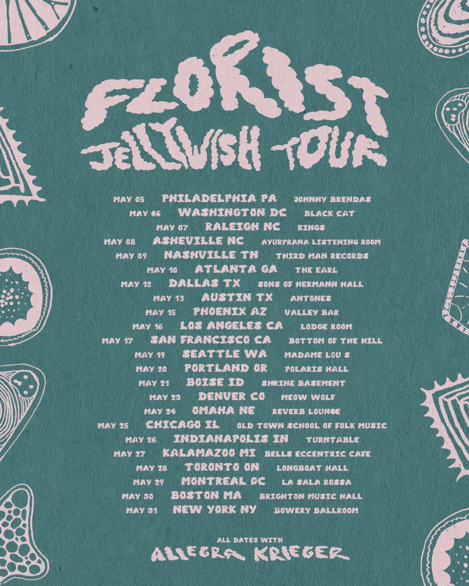 my band florist is on tour and i’m shiny hunting across america