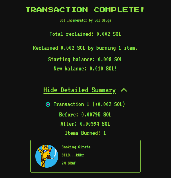 $GRAF an additional 2 Million tokens burned.

This reduces our total supply to 447 Million.

We continue to work towards our goal of 420 Million supply. This would equate to a total of 20% of the total supply burned.