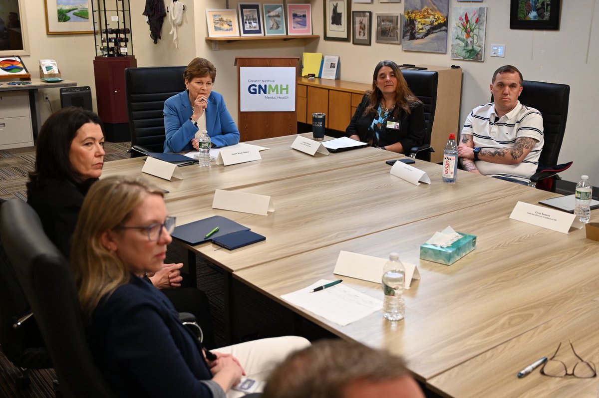 Nearly 10,000 Granite Staters are currently receiving treatment for substance use disorders through Medicaid and Republican cuts could put their treatment at risk.

Today, I met with advocates in Nashua to discuss Medicaid’s role in combatting the substance use epidemic.