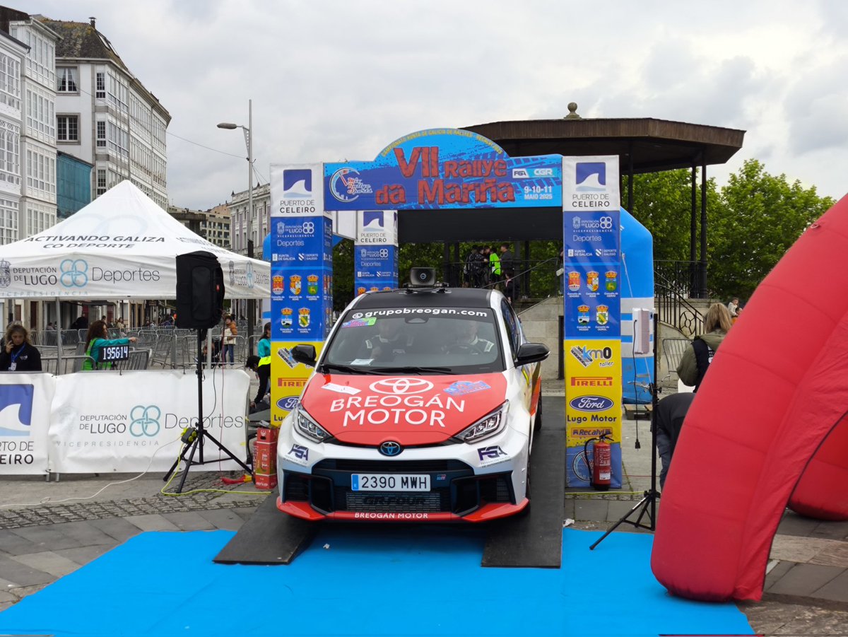 Todo listo para o comezo do Rally Mariña Lucense, cuarta proba do Campionato Xunta de Galicia de Rallyes Recalvi