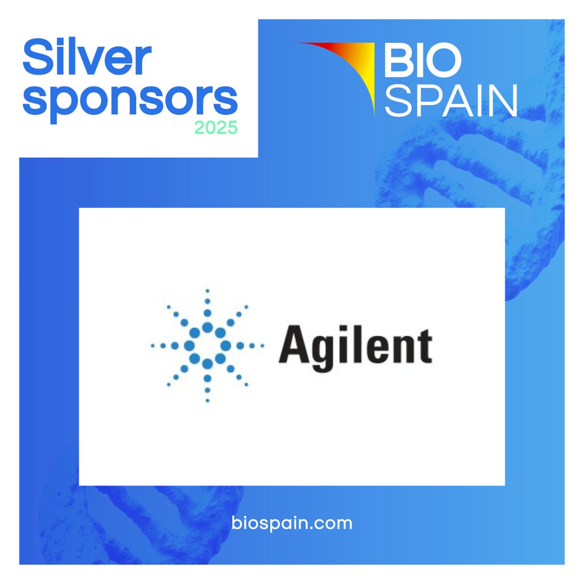 BIOSPAIN (@biospain_asebio) on Twitter photo Thrilled to welcome Agilent Technologies (<a href="/Agilent/">Agilent Technologies</a>) as our Silver Sponsor! A global leader in life sciences, pharma & applied markets, Agilent empowers labs with cutting-edge tools. Meet them at #BIOSPAIN2025, booth 5 this October.
Learn more: agilent.com/en/solutions Thrilled to welcome Agilent Technologies (<a href="/Agilent/">Agilent Technologies</a>) as our Silver Sponsor! A global leader in life sciences, pharma & applied markets, Agilent empowers labs with cutting-edge tools. Meet them at #BIOSPAIN2025, booth 5 this October.
Learn more: agilent.com/en/solutions