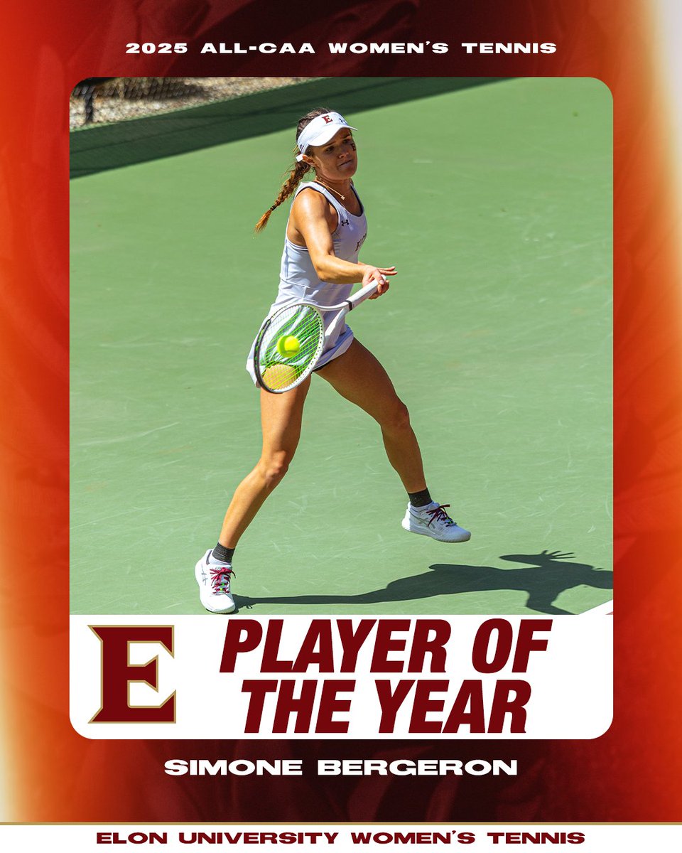 She never stops winning 🤩 Congratulations to Simone Bergeron for winning CAA Player of the Year!

#EUWT #PhoenixRising