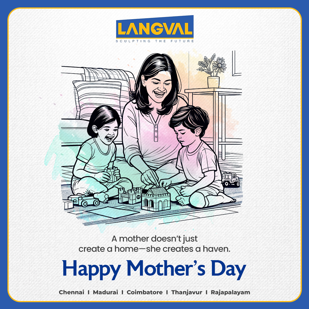 Langvalinfra's tweet image. 🌸 A mother doesn’t just create a home—she creates  💖
This Mother’s Day, we honor the love, care, and strength that build the foundation of every happy family.
Happy Mother’s Day from all of us at Langval! 💐👩‍👧‍👦
#MothersDay #Langval #SculptingTheFuture #ThankYouMom