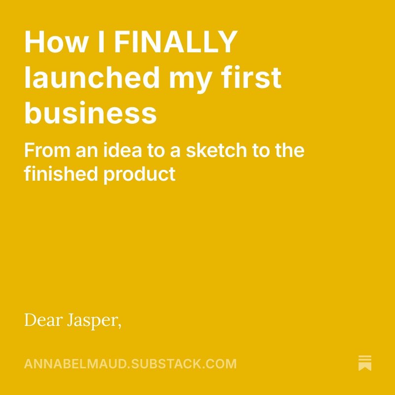 Read my latest Substack here: annabelmaud.substack.com/p/how-i-finall…