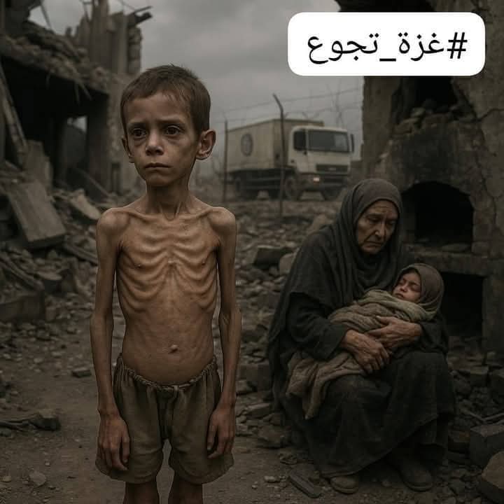 حسبنا الله ونعم الوكيل انقضوا اطفالي من الجوع 

غزة تباد غزة تموت والعالم العربي والإسلامي متفرجين 🥲🥲🇵🇸