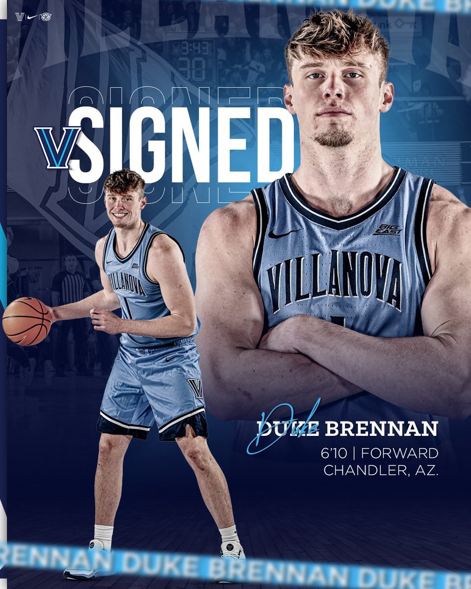 Kevin Willard (@kevinwillard) on Twitter photo #NovaNation - let’s welcome Big Duke! ✌️
<a href="/Dukebrennan86/">Duke Brennan</a> is a hard-working, physical player that will go above and beyond for his team to win. #GoNova #NovaNation - let’s welcome Big Duke! ✌️
<a href="/Dukebrennan86/">Duke Brennan</a> is a hard-working, physical player that will go above and beyond for his team to win. #GoNova