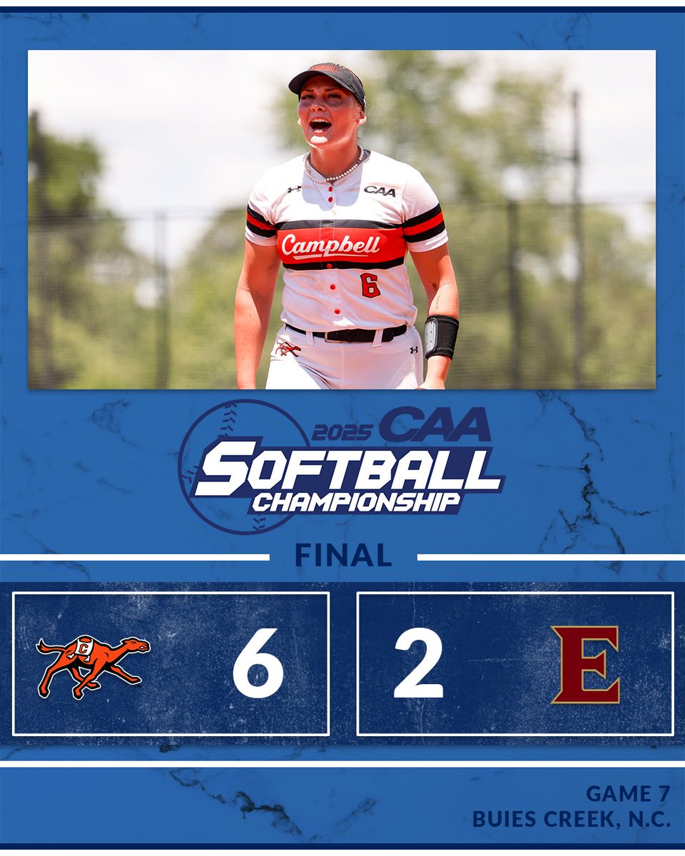 CHAMPIONSHIP GAME BOUND: <a href="/GoCamelsSB/">Campbell Softball</a>

#CAASoftball