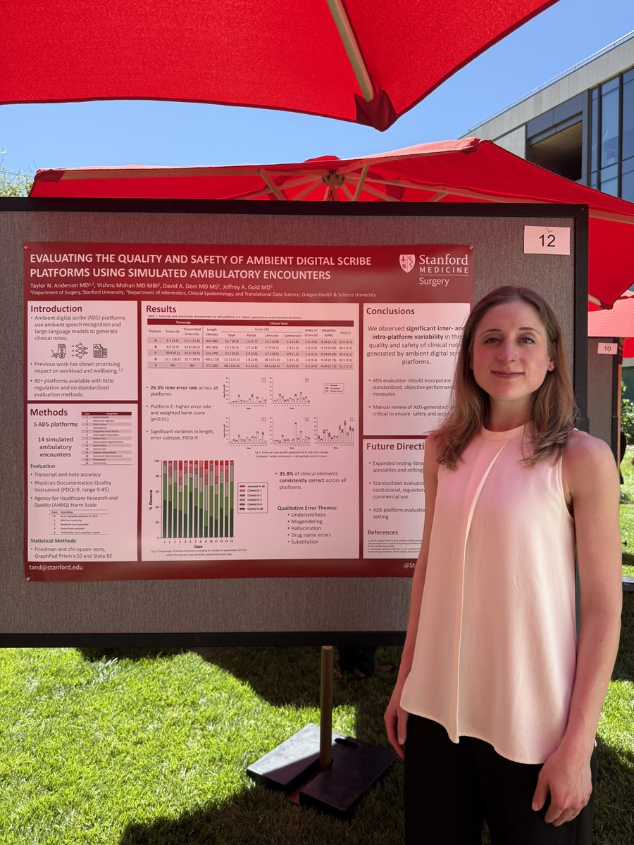 Stanford General Surgery (@stanfordgensurg) on Twitter photo 👏 Three amazing posters from our <a href="/OpNotes/">SUSurgeryResidency</a> residents spanning #cancerResearch, #healthquity, and #AI! Great work! <a href="/OpNotes/">SUSurgeryResidency</a> <a href="/leon_naar/">Leon Naar</a> <a href="/AaronDawesMD/">Aaron Dawes</a> <a href="/DelittoD/">Dan Delitto</a> <a href="/DrByrneLee/">Byrne Lee</a> #Holman25 👏 Three amazing posters from our <a href="/OpNotes/">SUSurgeryResidency</a> residents spanning #cancerResearch, #healthquity, and #AI! Great work! <a href="/OpNotes/">SUSurgeryResidency</a> <a href="/leon_naar/">Leon Naar</a> <a href="/AaronDawesMD/">Aaron Dawes</a> <a href="/DelittoD/">Dan Delitto</a> <a href="/DrByrneLee/">Byrne Lee</a> #Holman25