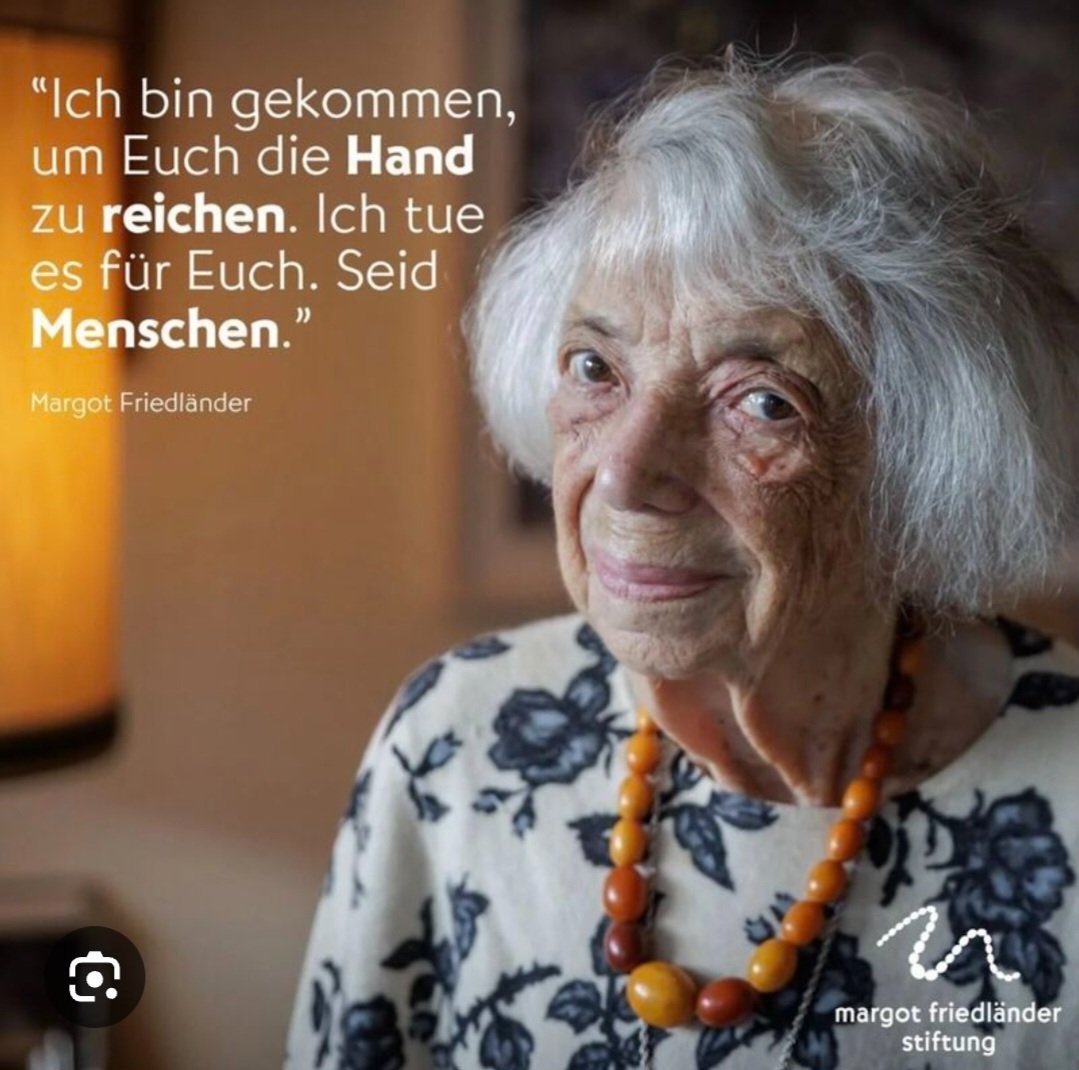 In tiefer Trauer und Dankbarkeit. 
Was für ein Leben. 
Margot Friedländer ist tot.