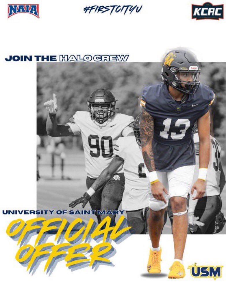 Alamar Brooks (@mar11_8) on Twitter photo After a great conversation with <a href="/CoachJR__/">Jordan Reddick</a> I’m blessed to receive an offer from University of Saint Mary <a href="/Spire_Football/">Spire Football</a> <a href="/PiratesPiperFB/">Piper Pirates Football</a> <a href="/coleworld50/">Coach Orrick</a> After a great conversation with <a href="/CoachJR__/">Jordan Reddick</a> I’m blessed to receive an offer from University of Saint Mary <a href="/Spire_Football/">Spire Football</a> <a href="/PiratesPiperFB/">Piper Pirates Football</a> <a href="/coleworld50/">Coach Orrick</a>