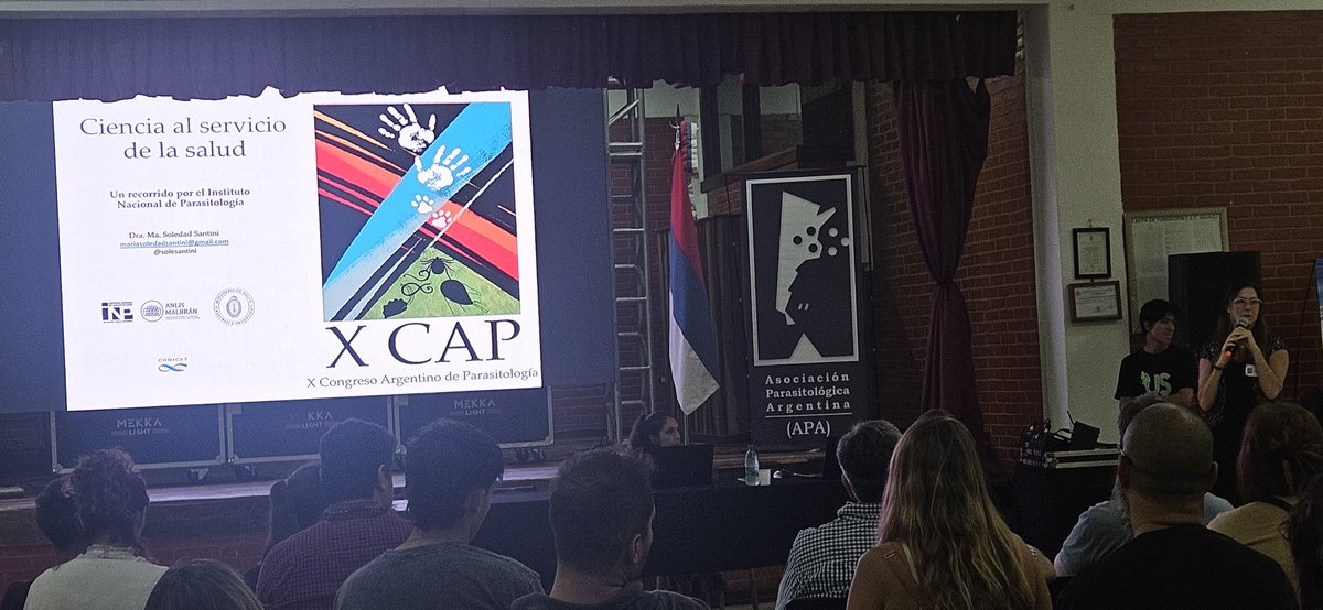 Sole Leonardi 👩🏻🔬🇦🇷💜 (@soleleonardi) on Twitter photo Conferencia de cierre del Congreso Argentino de Parasitologia a cargo de la one, <a href="/msolesantini/">Ma. Soledad Santini</a> Conferencia de cierre del Congreso Argentino de Parasitologia a cargo de la one, <a href="/msolesantini/">Ma. Soledad Santini</a>