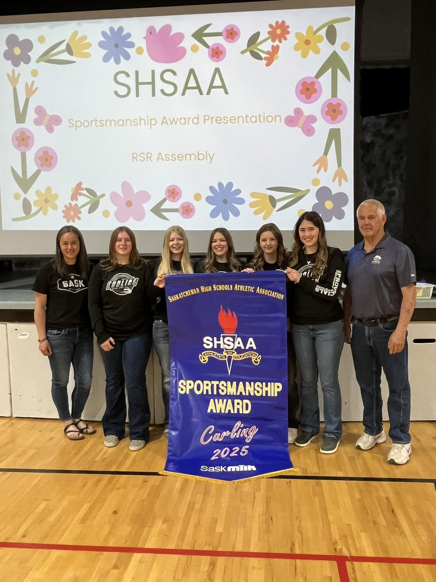 Congratulations to the Wawota Parkland School Girls Curling team on achieving the 2025 Sportsmanship Award presented by <a href="/SaskMilk/">SaskMilk</a>!