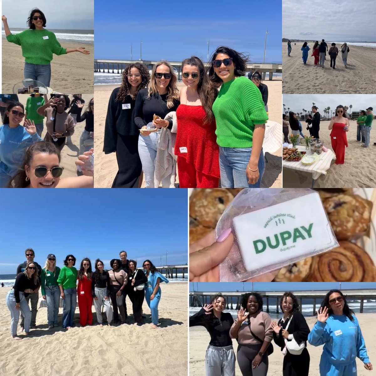 🥰 Appreciating the effort these amazing creators made to join us at the beach for our first <a href="/dupayme/">Grace at DUPAY</a> Creator Beach Walk! Some braving 2+ hours in LA traffic!

Because creators spend so much time behind screens, working alone, building a strong community is essential - and even