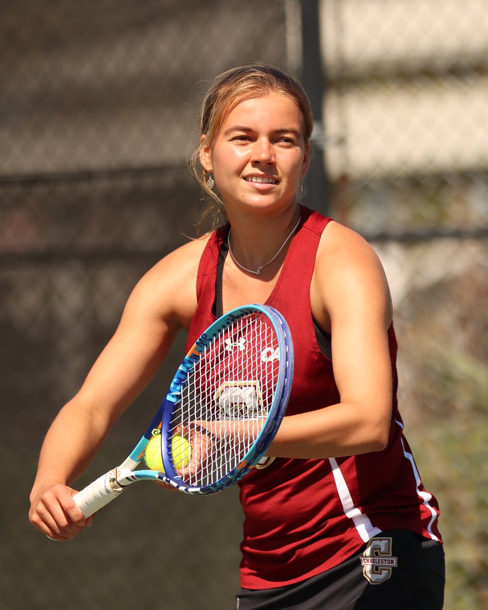 CofCTennis's tweet image. Maja Jekauc: First Team All-CAA Singles 🏆
#TheCollege🌴🎾