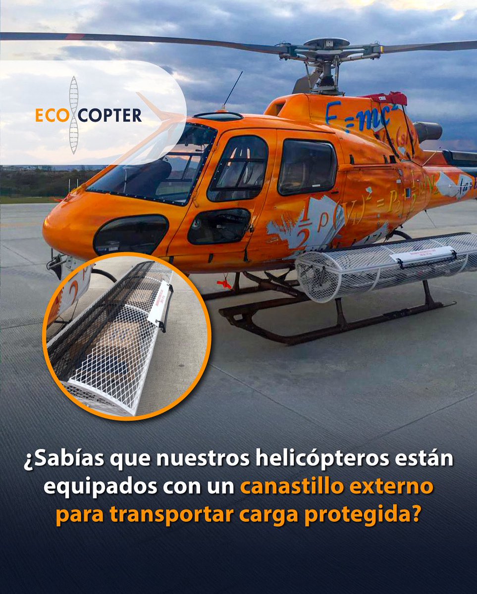 ¿Sabías que nuestros helicópteros están equipados con un canastillo externo para transportar carga protegida?

Esto nos permite realizar operaciones de transporte de manera segura y eficiente.

#Ecocopter #Helicópteros #CargaProtegida