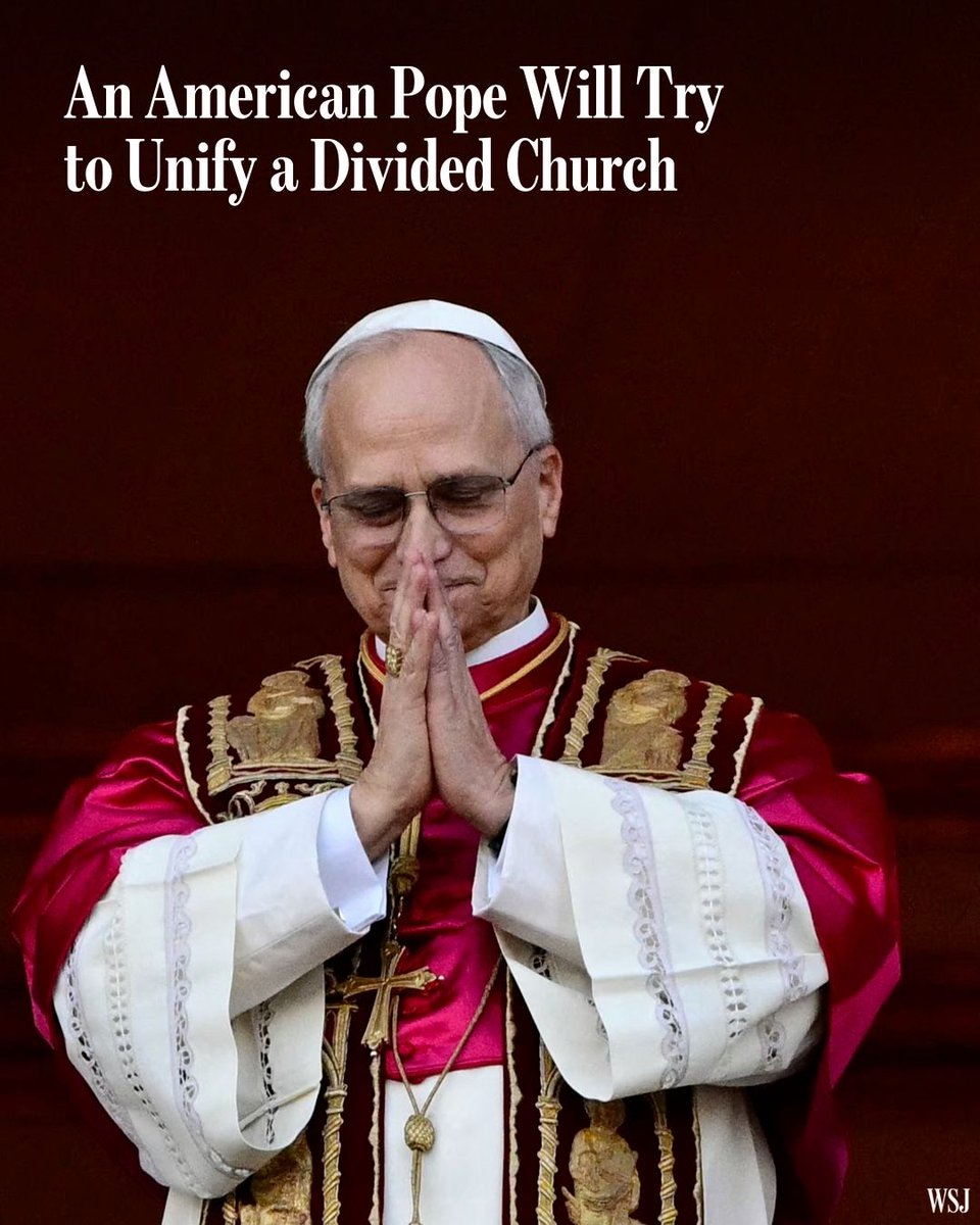 In selecting Robert Prevost as pope, the conclave appears to be betting that his mixed identity—a pope both of America and the world—will serve him well as leader of a global church trying to navigate a time of turmoil and transition 🔗 on.wsj.com/4iTHZyU