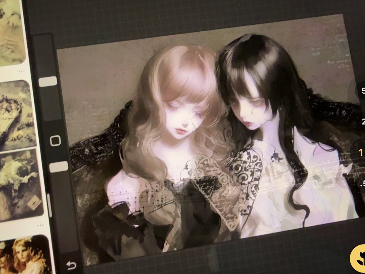 wendys008's tweet image. wip 🤍🖤