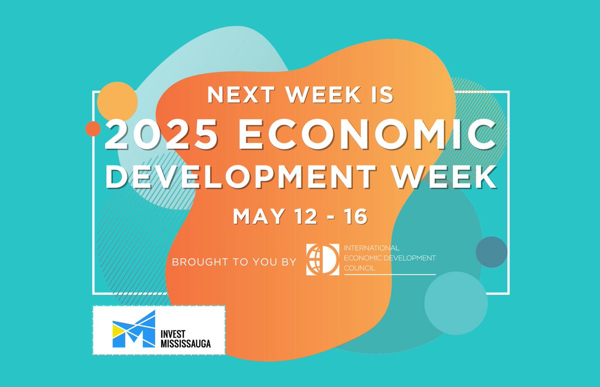 Next week is Economic Development Week! Over the next few days, we’ll be sharing highlights of our achievements including:
• Global investment stories
• Job creation &amp; business growth metrics
• Highlight the Invest Mississauga team
• Successes from IDEA Mississauga programs