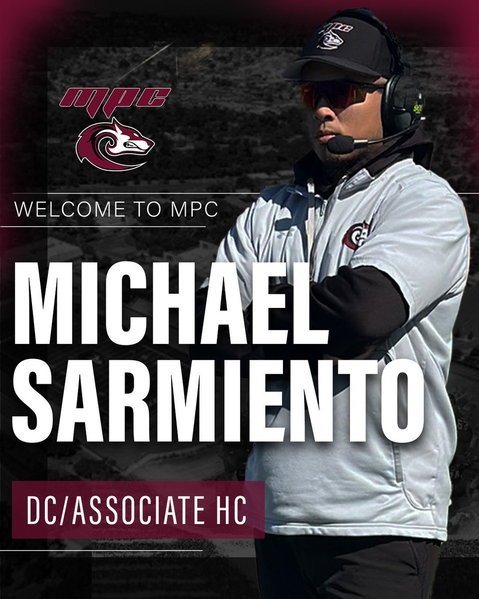 MPC Lobo Football (@mpclobofootball) on Twitter photo We are excited to announce that we are promoting <a href="/Coach_Sarm/">Coach Mike Sarmiento, MA, CSCS</a> as our Defensive Coordinator! After being our LB’s coach for the last two years we can’t wait to continue our strong defensive culture. #whyMPC We are excited to announce that we are promoting <a href="/Coach_Sarm/">Coach Mike Sarmiento, MA, CSCS</a> as our Defensive Coordinator! After being our LB’s coach for the last two years we can’t wait to continue our strong defensive culture. #whyMPC