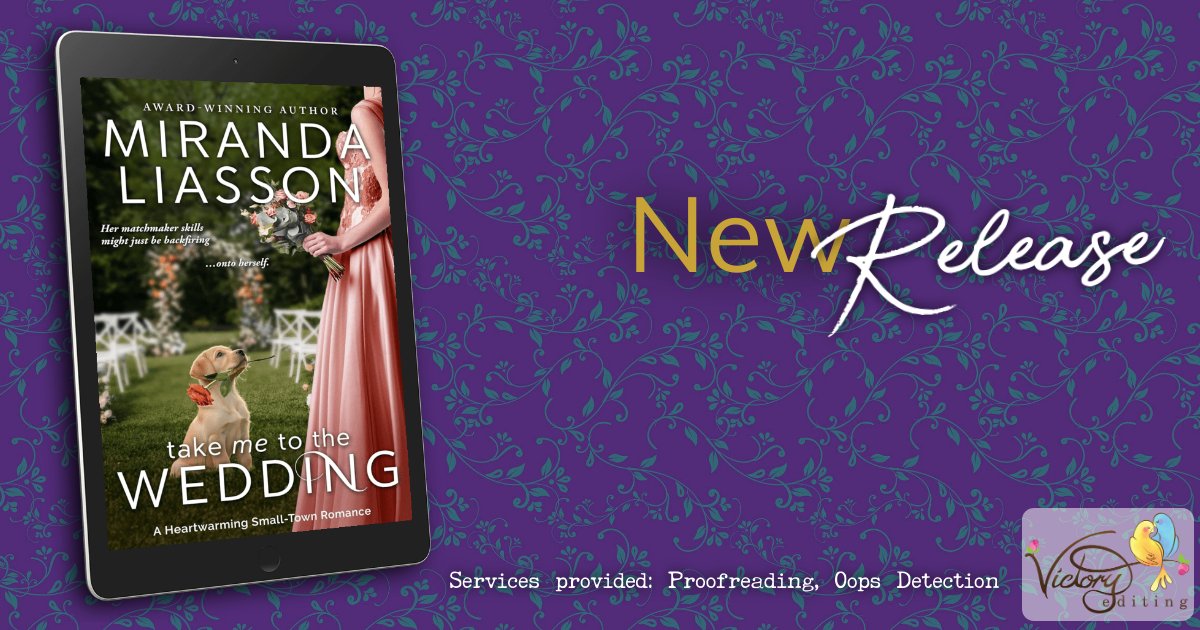 Anne Victory (@victoryediting) on Twitter photo Congratulations to Miranda Liasson on her latest release, a small-town contemporary romance.
| amzn.to/42ThSmI Congratulations to Miranda Liasson on her latest release, a small-town contemporary romance.
| amzn.to/42ThSmI