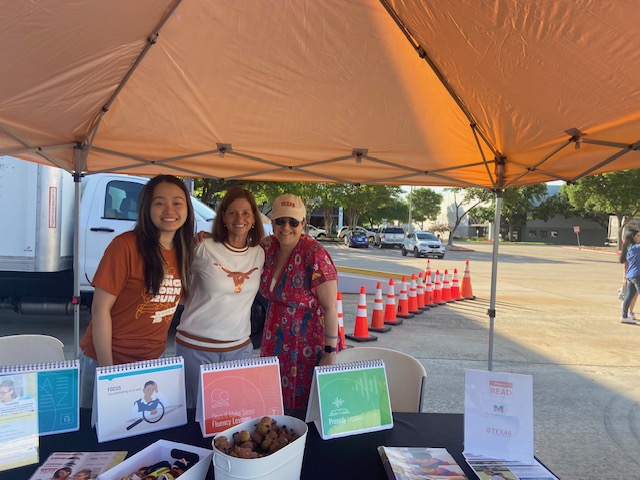 MCPER_EDU's tweet image. MCPER researchers Dr. Colleen Reutebuch, Linling Shen & Michele Goldstein joined @Austin_Police for the 2nd Annual Autism Awareness & Acceptance Event! Under our new tent, they shared research & resources to support students with autism & their families. 💙🧩 #AutismAwareness