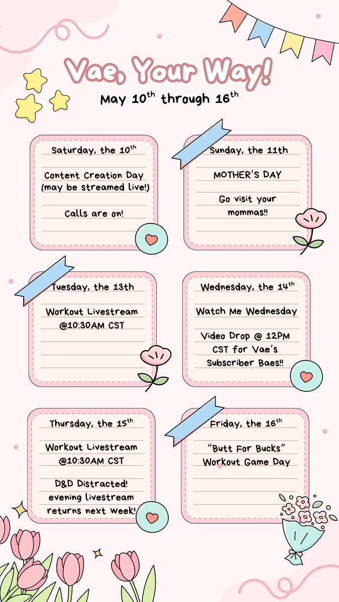 Exciting things this week!!