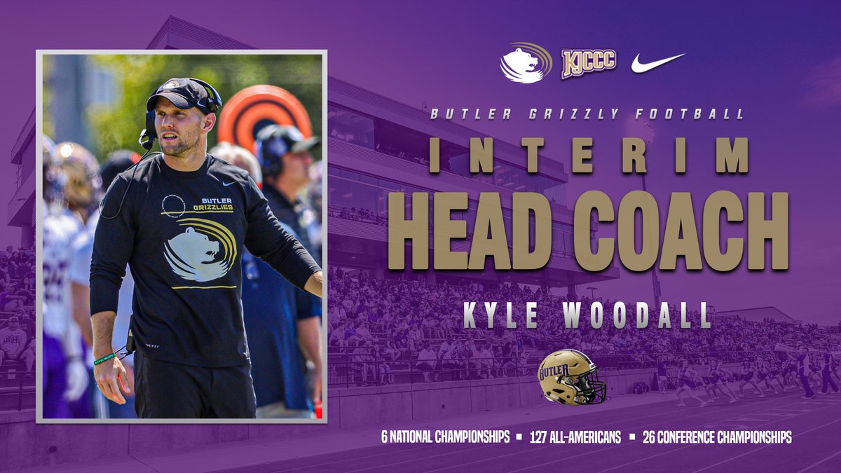 Butler Grizzlies (@butlergrizzlies) on Twitter photo Woodall to Serve as <a href="/ButlerGrizzlyFB/">BUCO Football</a> Interim Head Coach for 2025 Season
Story ➡️ tinyurl.com/49bd637c
#RoarGrizz🐻 Woodall to Serve as <a href="/ButlerGrizzlyFB/">BUCO Football</a> Interim Head Coach for 2025 Season
Story ➡️ tinyurl.com/49bd637c
#RoarGrizz🐻