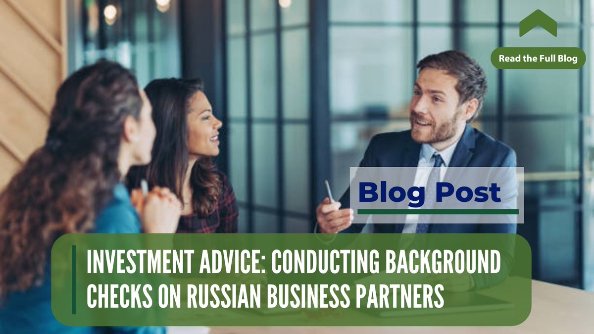 RussiaPI's tweet image. Doing business in Russia? 🇷🇺

Protect your company with verified facts and
know who you're really dealing with.

🔎 Read more in our latest blog → russiapi.com/blog/conductin…

#DueDiligence #Russia #BackgroundChecks #InternationalBusiness
