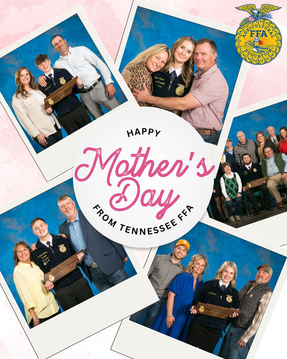TNFFAFoundation's tweet image. Today, we honor the women who nurture not just families, but future leaders in agriculture.

Thank you for your love, your sacrifices, and your belief in the next generation.

Happy Mother’s Day from all of us at the Tennessee FFA Foundation! 💐

#TNFFA