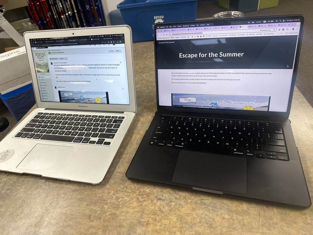 Karen Balbier (@kbalbier) on Twitter photo Shout out to our <a href="/HerreraEPISD/">Herrera Elementary School</a> librarian for creating her own digital escape room w/ a Google site, embedded resources to explore clues & breakout. She discovered her website was blocked. We submitted our ticket and moved everything to Schoology to keep moving. ๐<a href="/EPISDLibraries/">EPISD Libraries</a> Shout out to our <a href="/HerreraEPISD/">Herrera Elementary School</a> librarian for creating her own digital escape room w/ a Google site, embedded resources to explore clues & breakout. She discovered her website was blocked. We submitted our ticket and moved everything to Schoology to keep moving. ๐<a href="/EPISDLibraries/">EPISD Libraries</a>