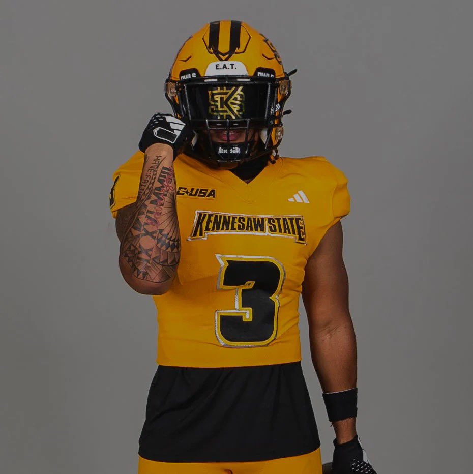 <a href="/kennesawstfb/">Kennesaw State Football</a> offered ❗️Blessed 🙏
<a href="/CoachParuta/">Coach 🅿️</a> <a href="/RustyMansell_/">Rusty Mansell</a> <a href="/RivalsFriedman/">Adam Friedman</a> <a href="/RecruitGeorgia/">Recruit Georgia</a> <a href="/GAVarsityRivals/">GaVarsity</a>  <a href="/On3Recruits/">On3 Recruits</a>
