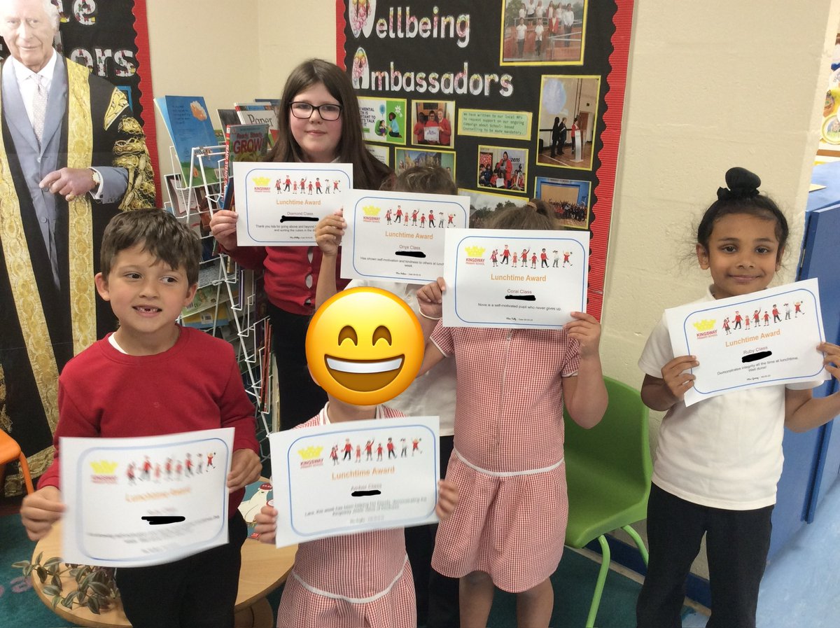 Congratulations to this weeks lunchtime superstars! Thank you for being jewels in our crown this week! You're all amazing!