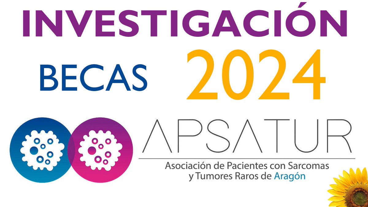 MILLONES DE GRACIAS a todos por hacer posible que una pequeña asociación haya podido financiar otras dos becas para investigación 

El Acto de Celebración de la entrega de becas APSATUR 2024 tendrá lugar el día 14 de mayo a las 17:30h. en la sala Goya de Las Cortes de Aragón.