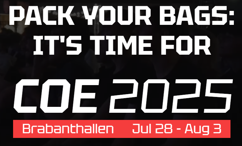 The first day of COE 2025 lands on the 20th Anniversary of the release of Osu! Tatakae! Ouendan, the game that started it all.

I'm bringing my DS.