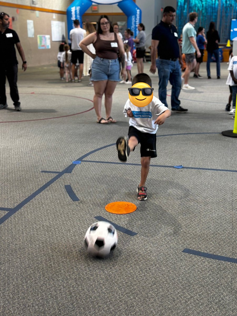 Our littlest Wolverines got to show off their skills with <a href="/SpecialOlympics/">Special Olympics</a> Unified Champions! They have been working hard on their gross motor skills and had the best time today!