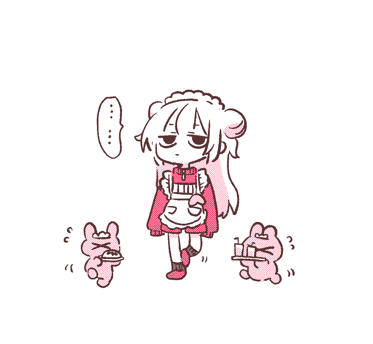 #名取がおはようする時絵がついてくる