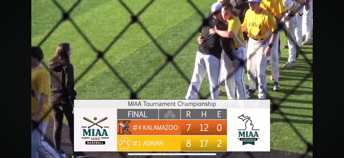 BaseballMaple's tweet image. Congrats to former Maples Sean Parker and Tristan Hayes for winning the MIAA Tourney today!
#GoMaples #GoDawgs
Congrats @AdrianBaseball