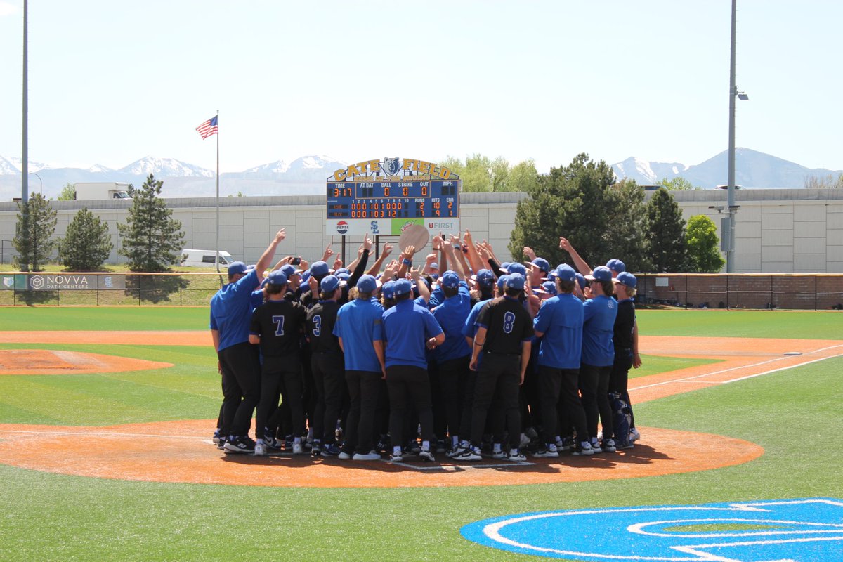 slccbaseball's tweet photo. #15 #BruCru are @NJCAABaseball Region 18 Champions &amp; Host the NJCAA West District Championship at Cate Field. 4 Team District Tourny-May 15-17. Trip to 2025 @jucows on the line. Bruins &amp; Utah State Eastern will represent R18. R1 &amp; R9 champs (TBD) fill out bracket.
#RoadtoGJ https://t.co/nhQ5p3d7ik