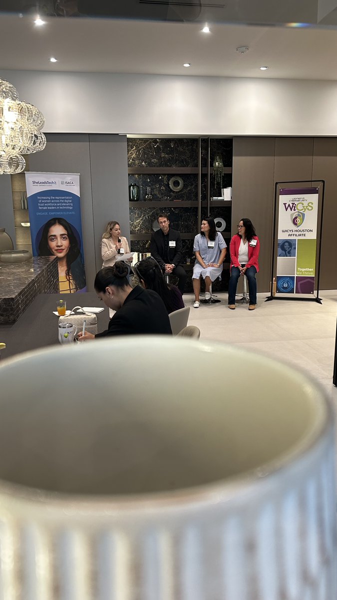 WiCyS Houston Affiliate, SheLeadsTech Greater Houston, and ISACA enjoyed an intimate afternoon where cyber meets culinary— in Spazio Interni luxury showroom. 🥂
#SheLeadsTech #Cybersecurity #WomenInTech #GRC #ISACA #WiCySn #LevelUp #CyberLeadership #SecuringtheRecipe
