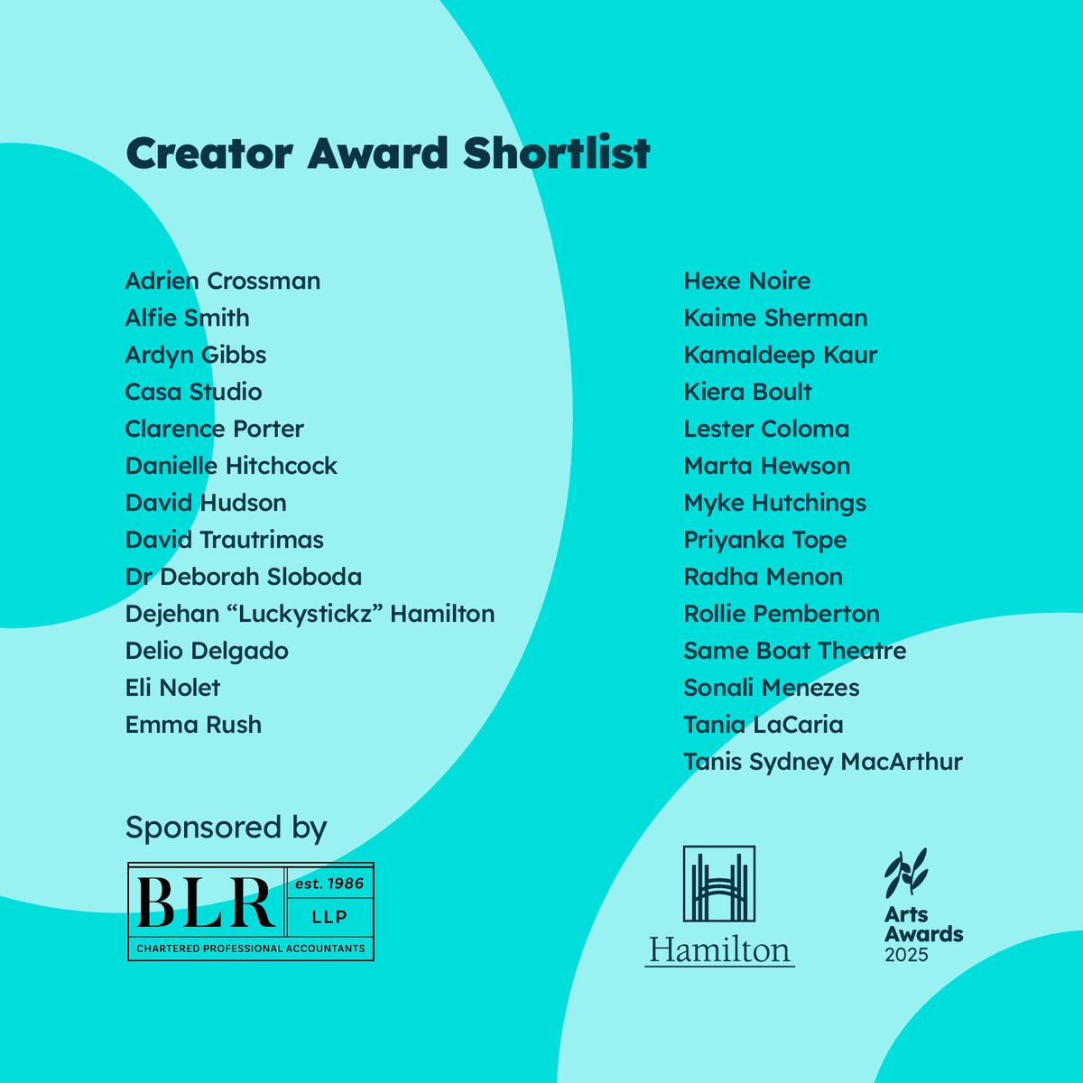 Hamilton Arts Awards (@hamartsawards) on Twitter photo 
